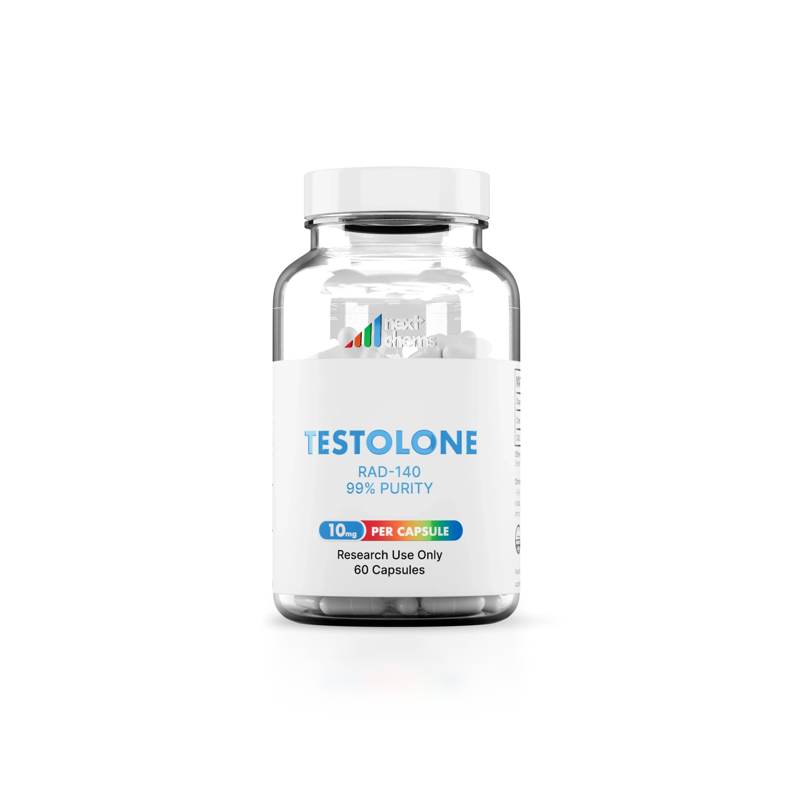 Testolone (RAD-140), 10mg - 60 capsules