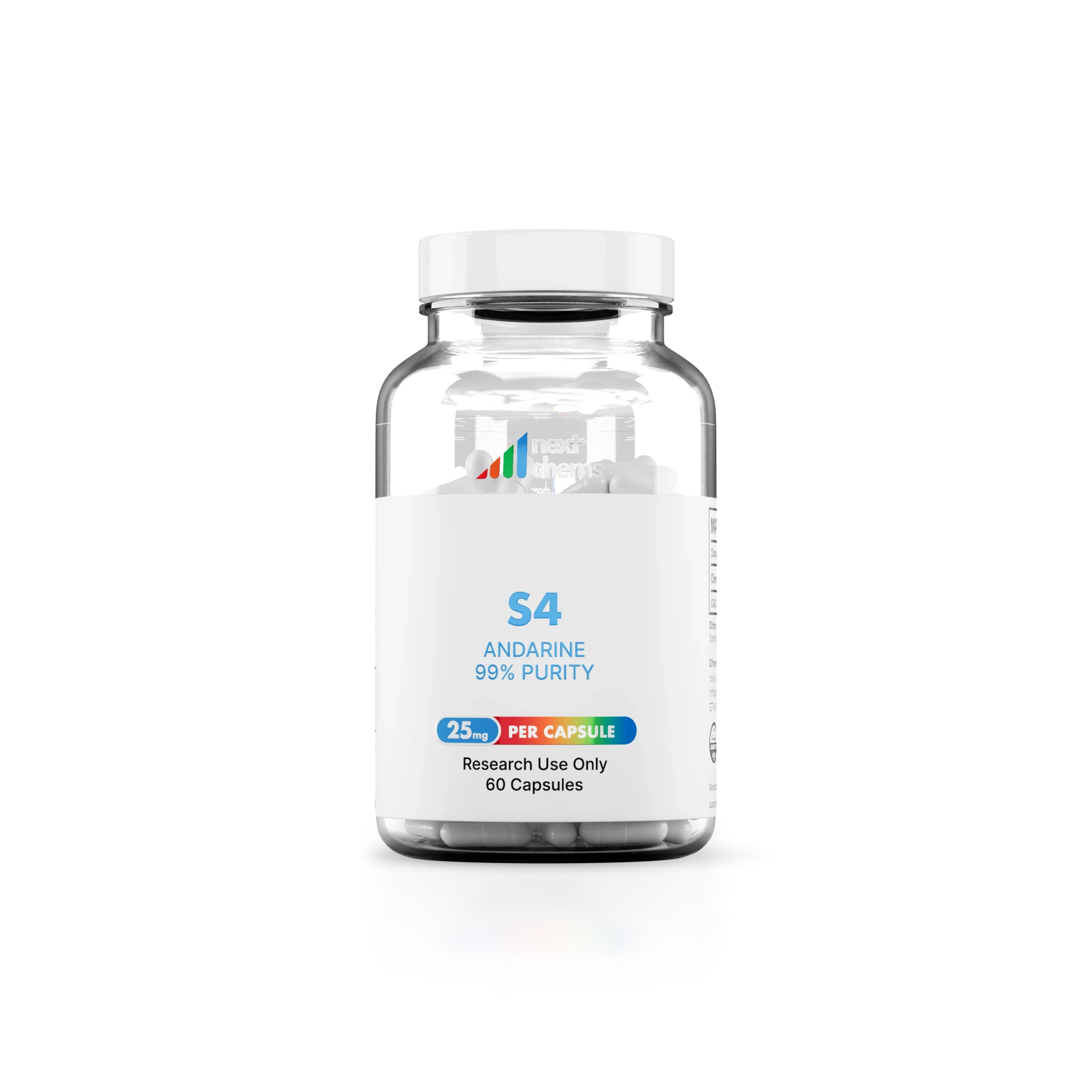 S4 (Andarine), 25mg – 60 Capsules